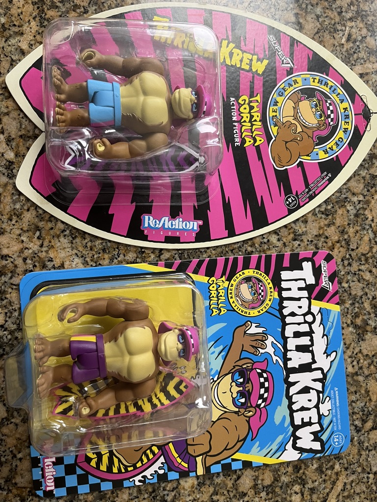 Thrilla Krew action figures — Super7 ReAction line
